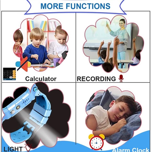 Smart Watch for Kids,Touch Screen Game Watch with 360° rotated Body Design, Wate - Picture 6 of 8